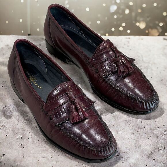 Towncraft Kiltie Tassel Loafers Mens Size 10.5M - Picture 1 of 16